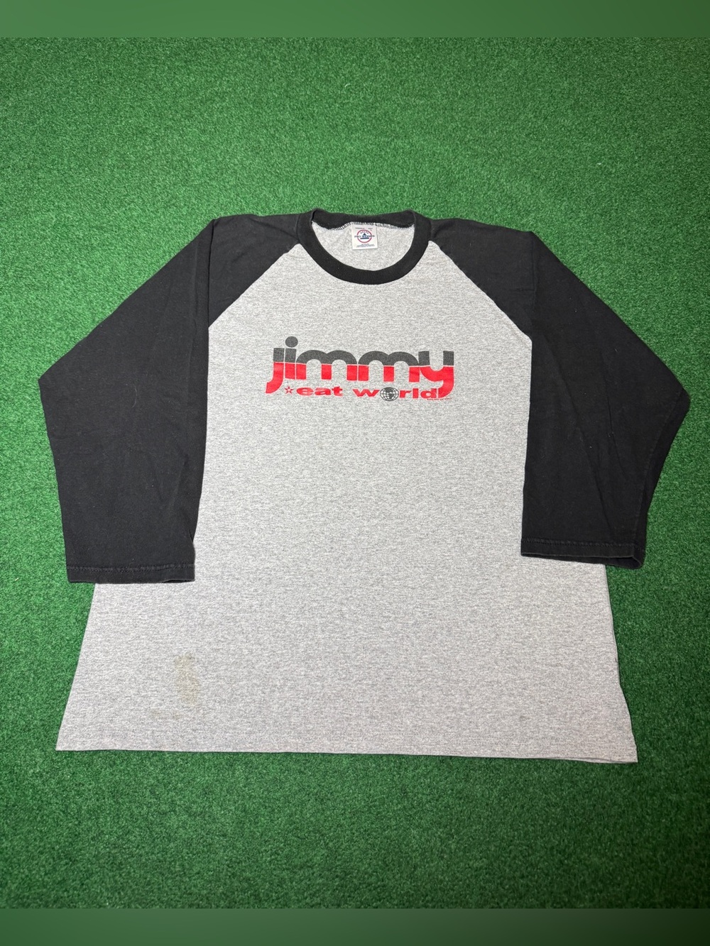 Jimmy Eat World Vintage Band T Shirt Baseball Raglan Large RARE Y2K Concert